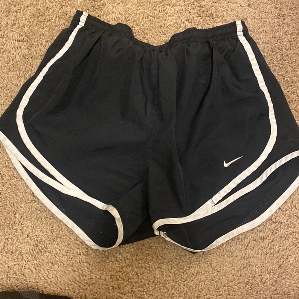 Black & White Nike Dri Fit shorts